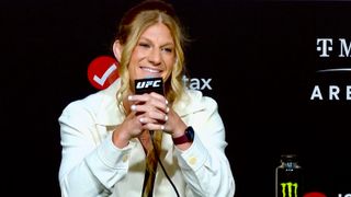 The Queen of the UFC: Kayla Harrison is not out to be a star but to win a title and be so good she's impossible to ignore taken UFC Apex (UFC). Photo by Kevin Iole